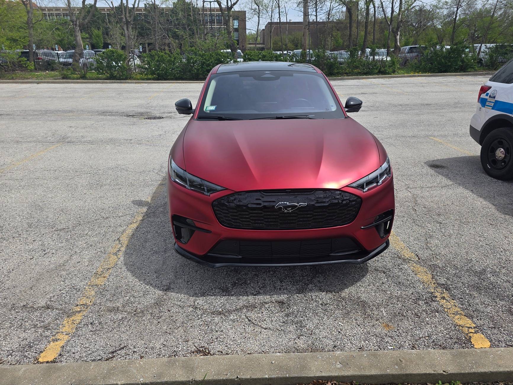 Ford Mustang Mach-E Blindspot detection error. 20250429_133627