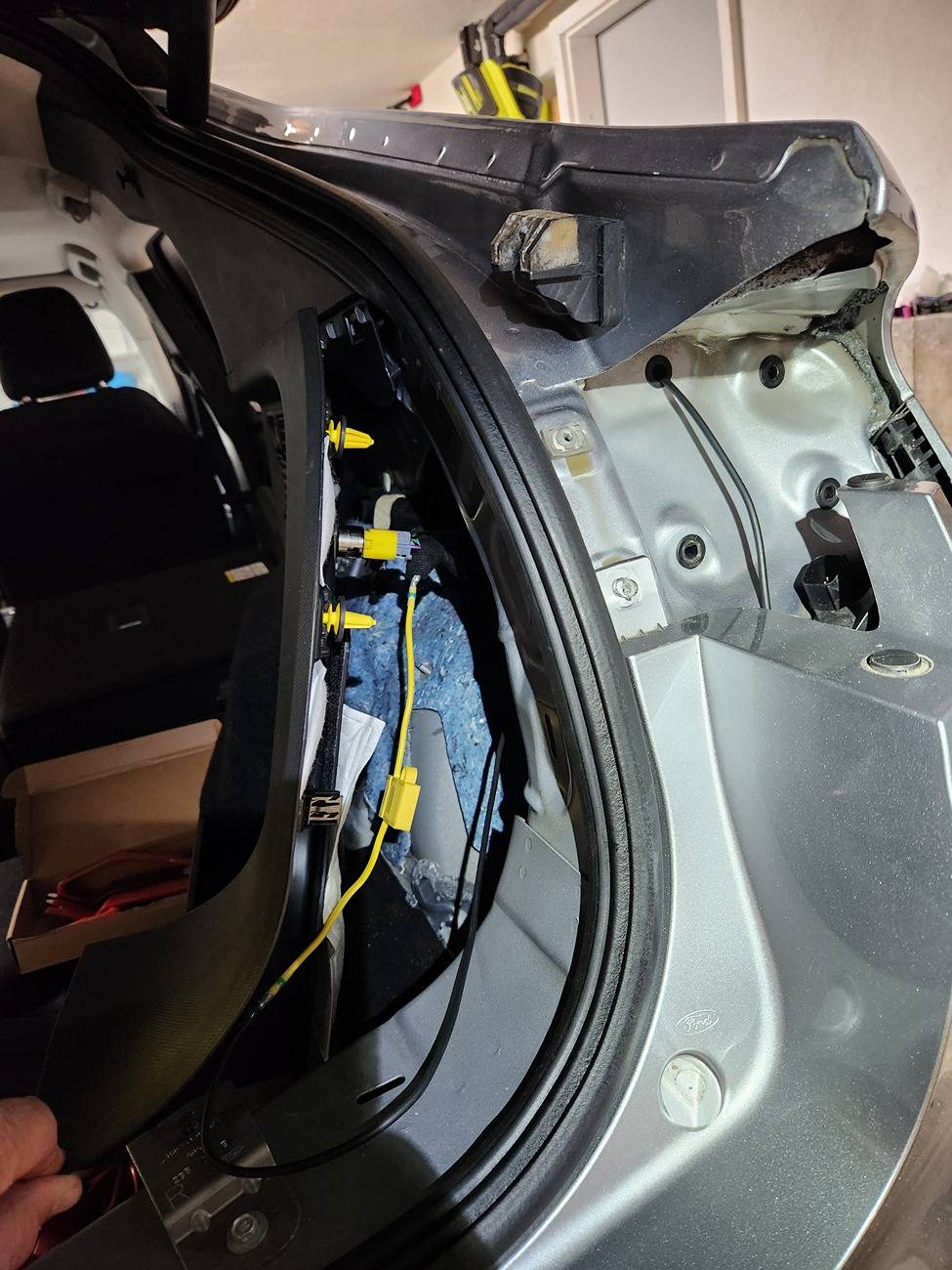 Ford Mustang Mach-E Tow hitch wiring harness for Dummies - (Me) Routing to 12V accessory plu