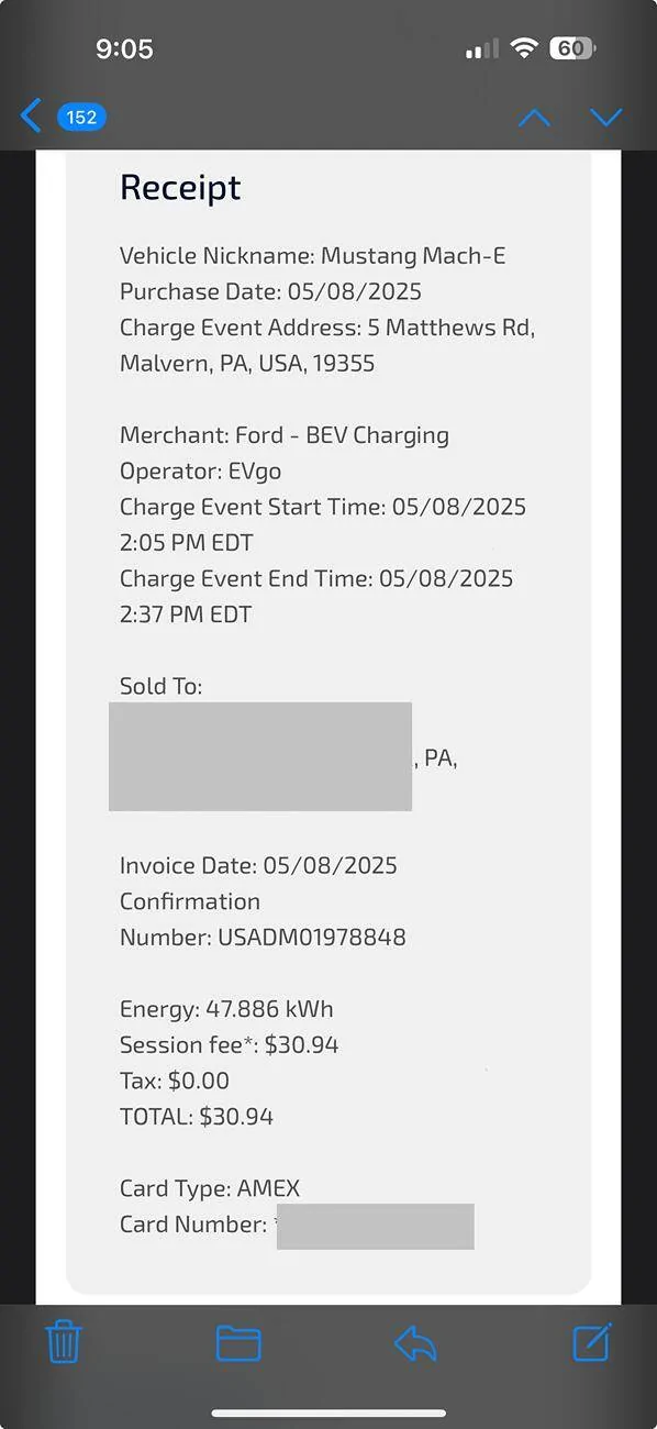 Ford Mustang Mach-E USD $0.646 per KWh 1746752864494-lz