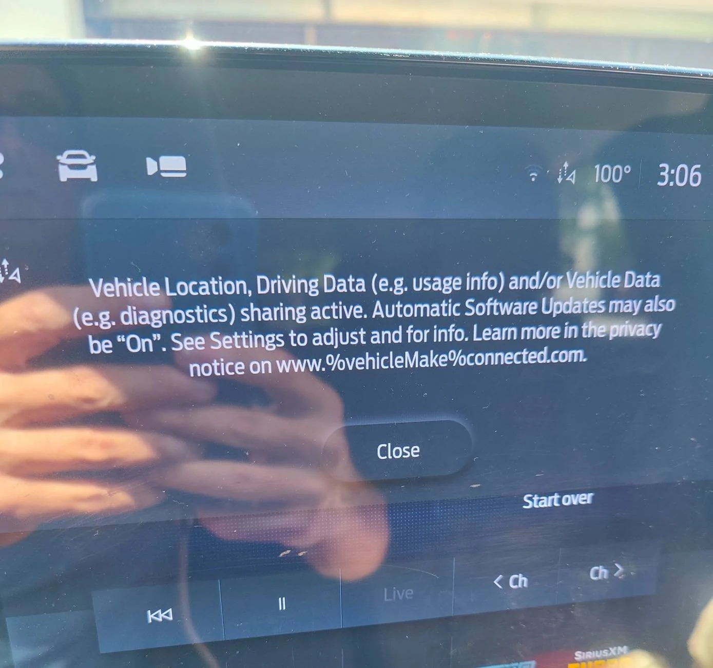 Ford Mustang Mach-E Disable Startup Popup Message (for diagnostics and tracking)? IMG20250509150624~2
