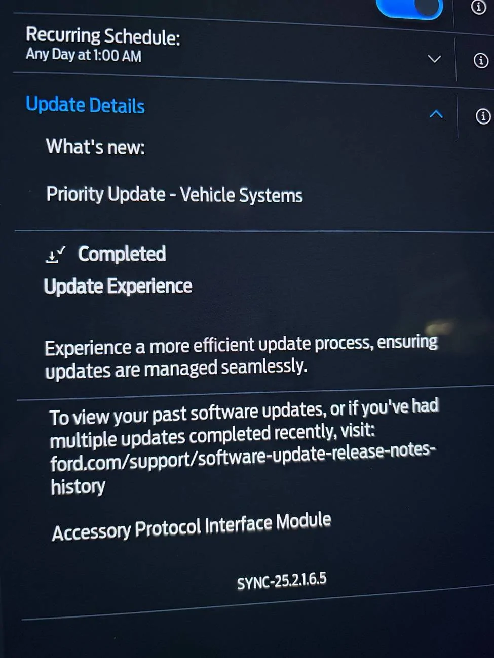 Ford Mustang Mach-E First Software update, finally IMG_5188