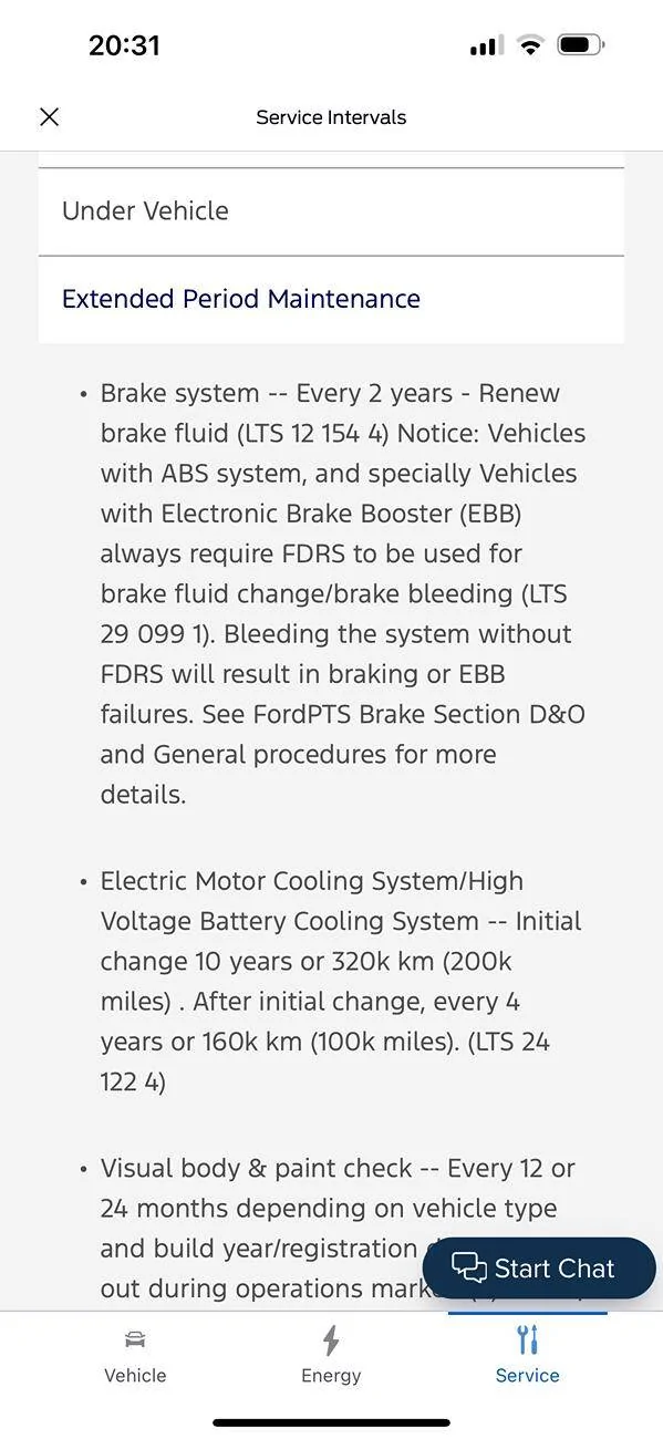 Ford Mustang Mach-E Has anyone replaced brake fluid when your Mach e turns into 3 years old? IMG_8545