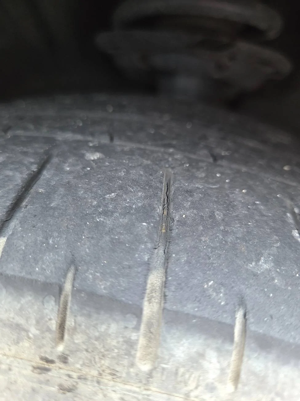 Ford Mustang Mach-E 17k miles and tires look like this? 20250601_180340