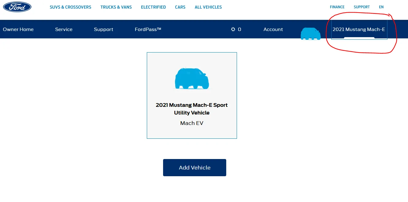 Ford Mustang Mach-E How are you accessing Owners portal 1612897645641