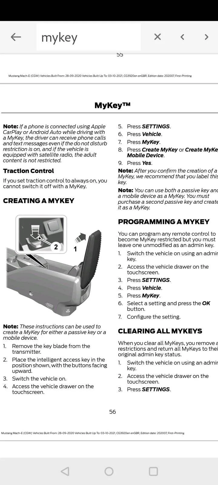 Ford Mustang Mach-E Purchasing and Programming another FOB Screenshot_20210209-141124