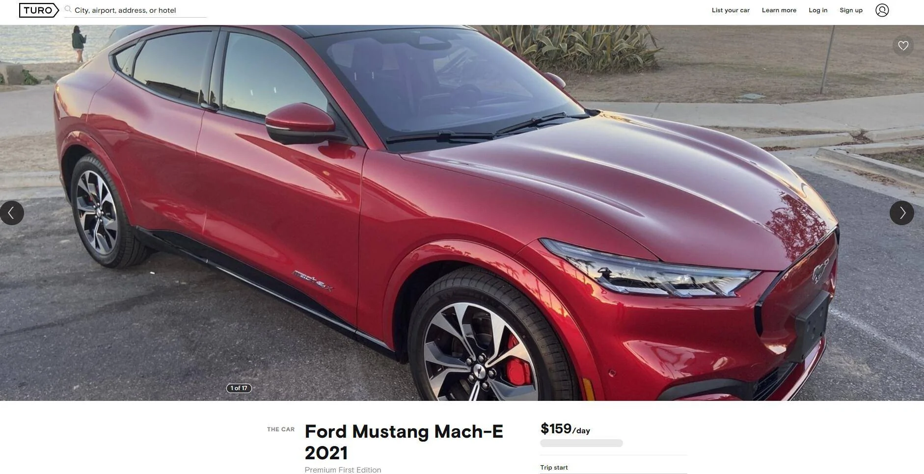 Ford Mustang Mach-E Mache on turo here we go. turo