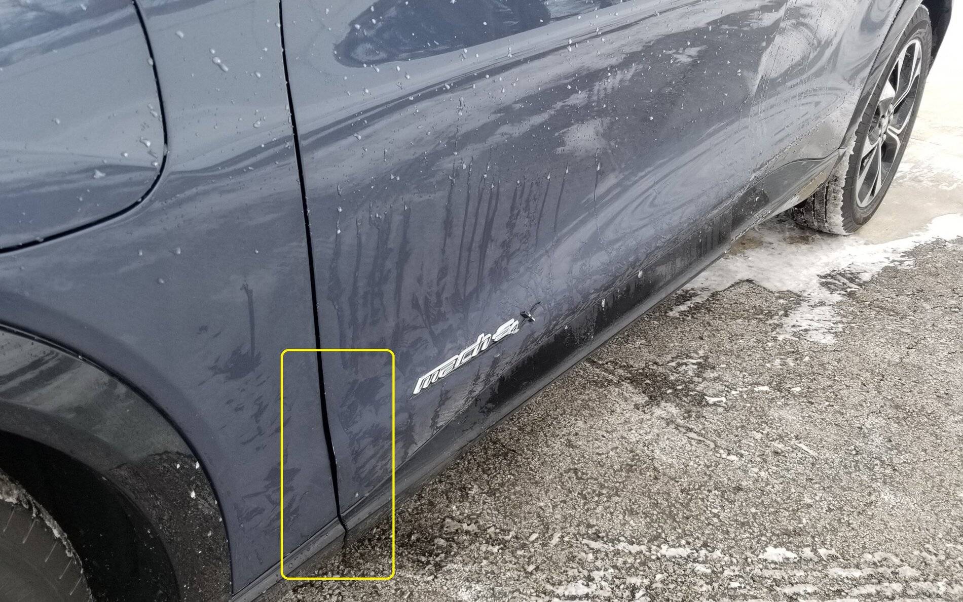 Ford Mustang Mach-E Driver's Door Misalignment Door Misalignment