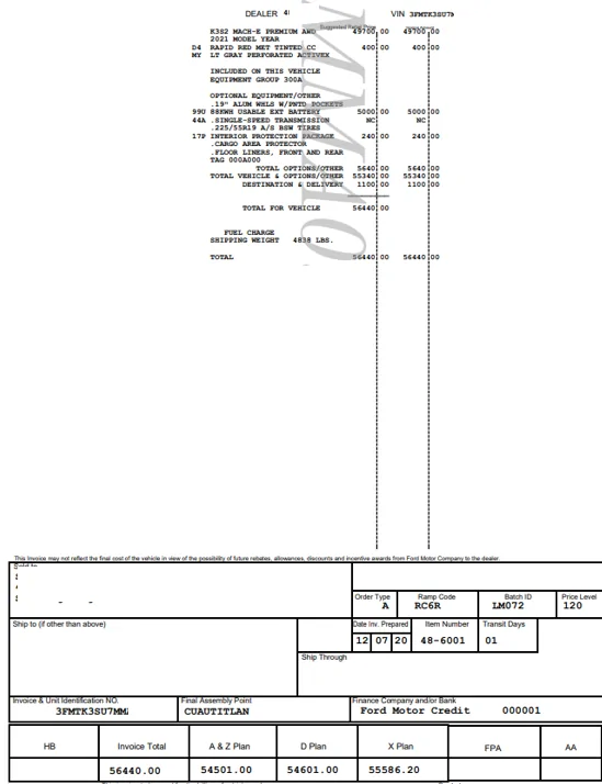 Ford Mustang Mach-E X-Plan Price for First Edition? 1613143187107