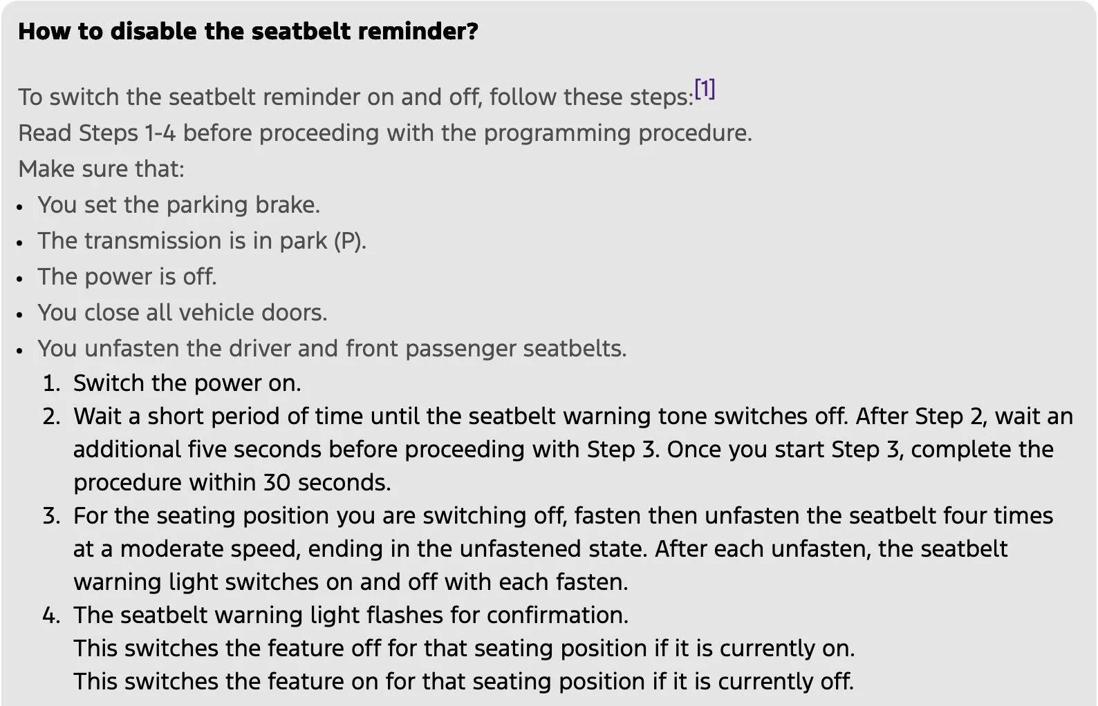 Ford Mustang Mach-E Can't disable seatbelt reminder-chime-alarm-nanny Screenshot 2025-06-04 at 5.52.35 PM