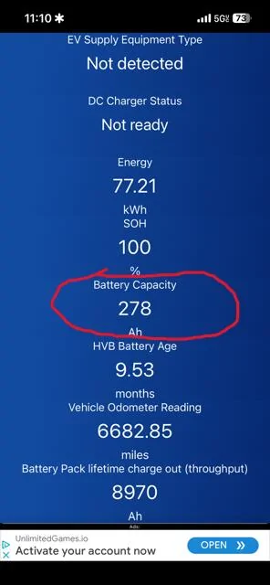 Ford Mustang Mach-E Car Scanner HVB Energy Reading CarScanner-Ah