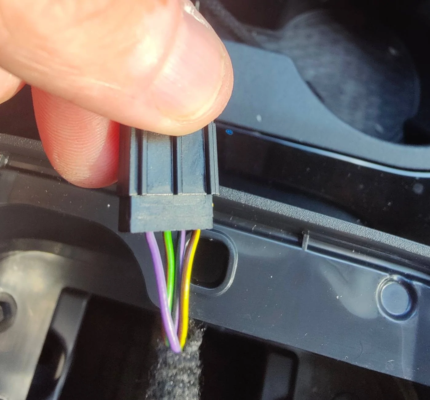 Ford Mustang Mach-E Adding a Physical Interior Liftgate Power Switch IMG20250609175557~2