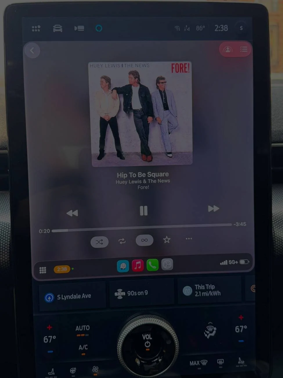 Ford Mustang Mach-E iOS 26 CarPlay on Mach-E IMG_3883