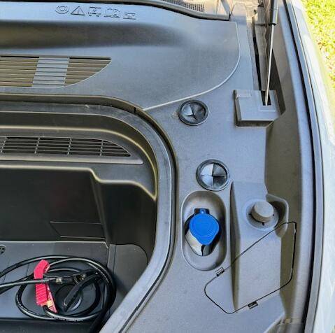 Ford Mustang Mach-E Installing (drilling) 12V Battery Access Holes MME_New_Jump_Point_Access_Covers