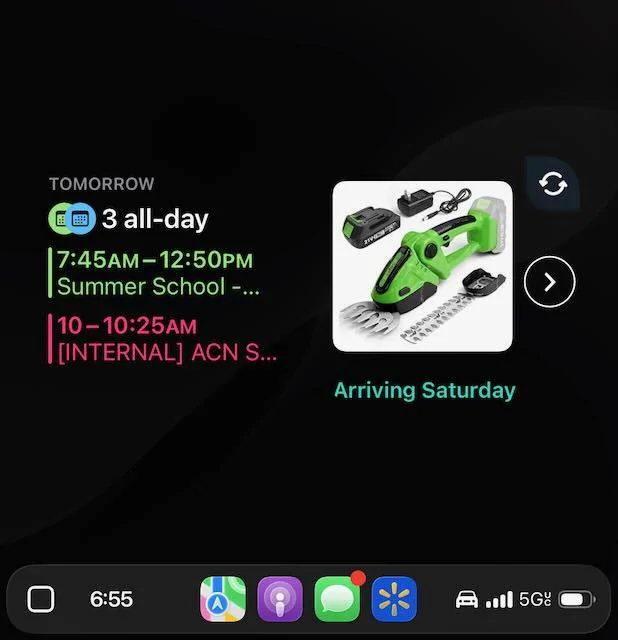 Ford Mustang Mach-E iOS 26 CarPlay on Mach-E IMG_3249