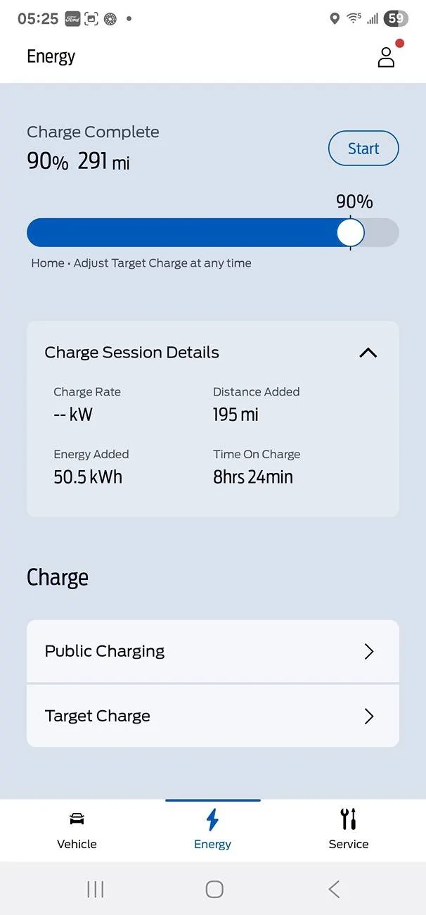 Ford Mustang Mach-E Charging log from the App - Make it Make Sense Screenshot_20250614_052516_FordPass