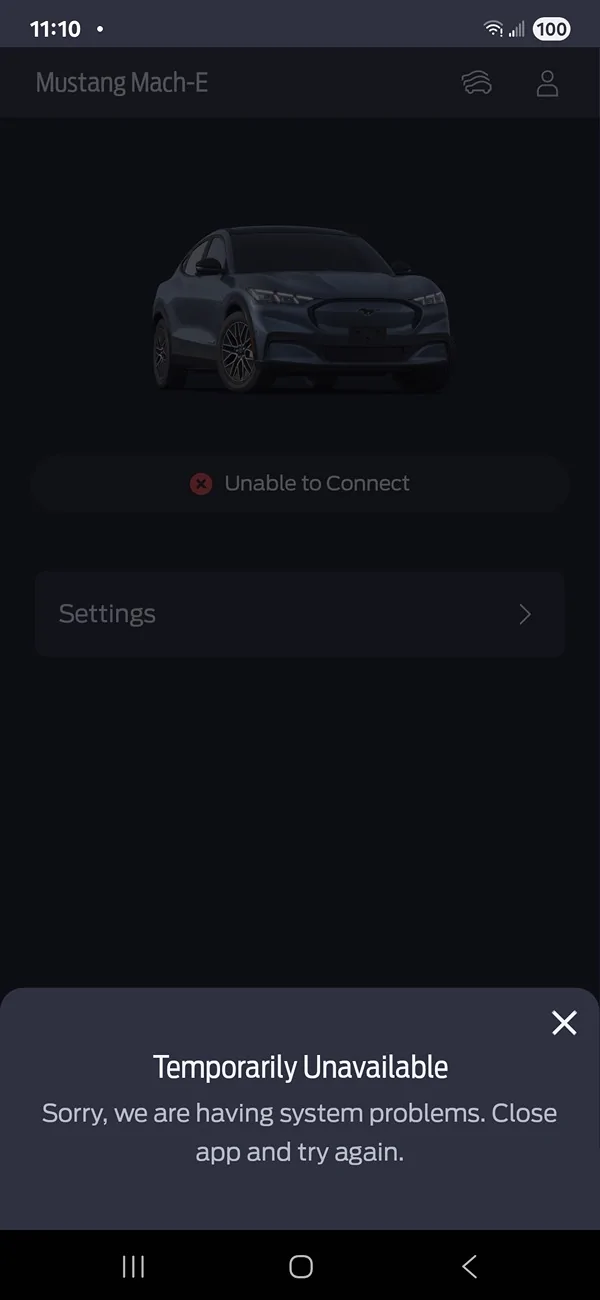 Ford Mustang Mach-E UPDATE: Ford Pass Can't Connect to Vehicle? temporarily unavailabl