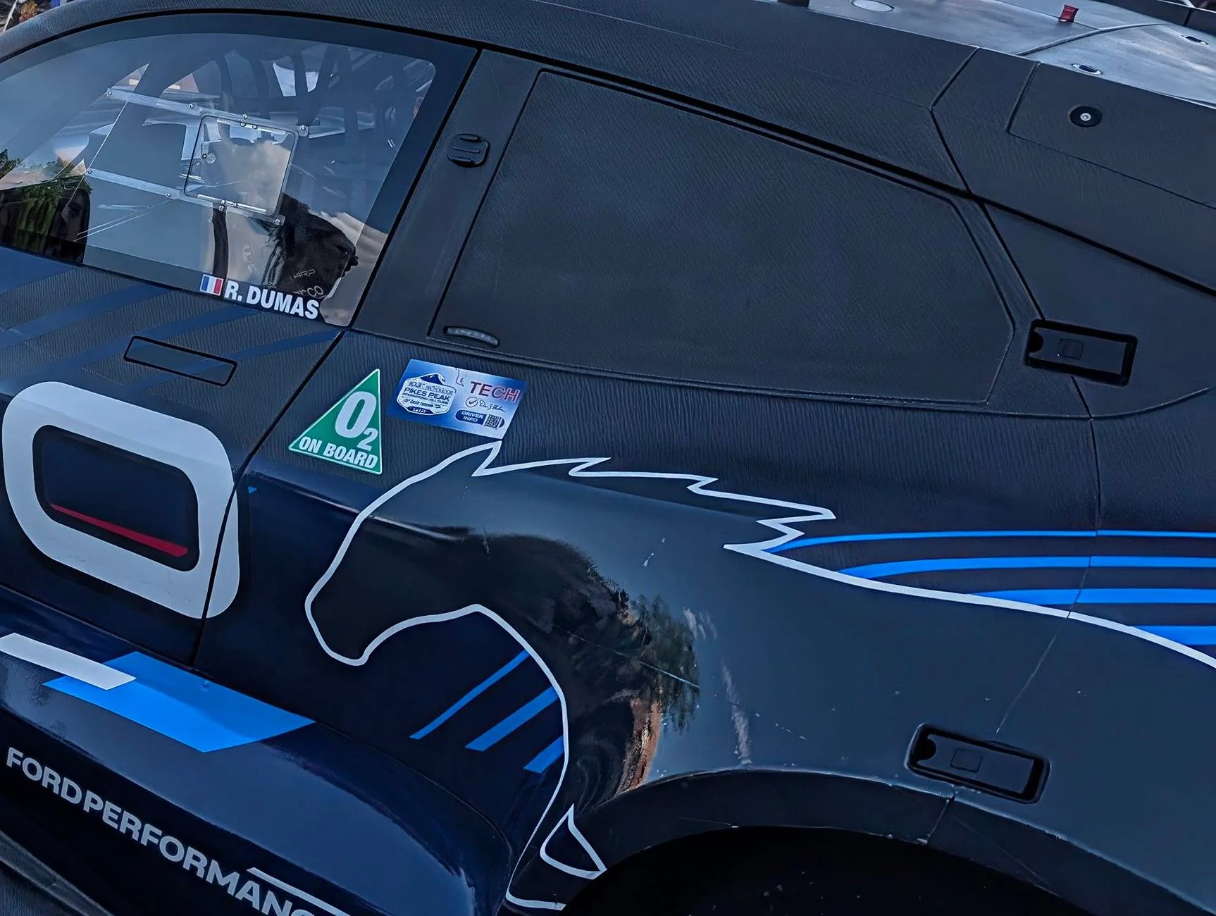 Ford Mustang Mach-E Ford’s electric Super Mustang Mach-E wins class in a tough Pike’s Peak race PXL_20250621_002520863.MP~2