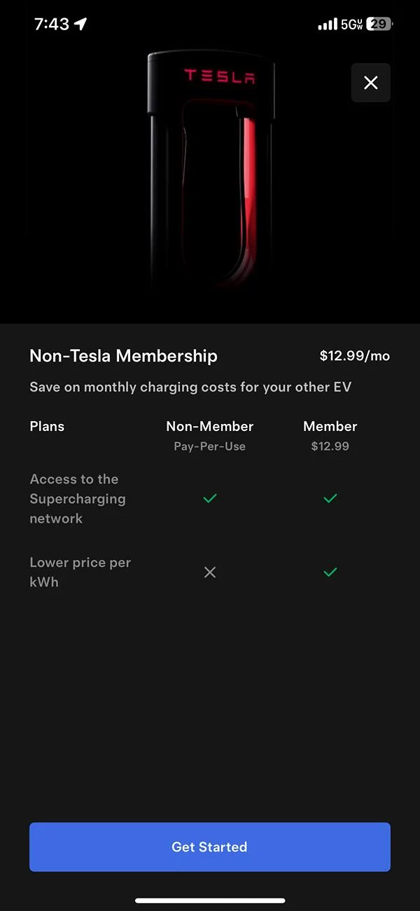 Ford Mustang Mach-E Multiple failed attempts charging on Tesla Super Charger IMG_7234