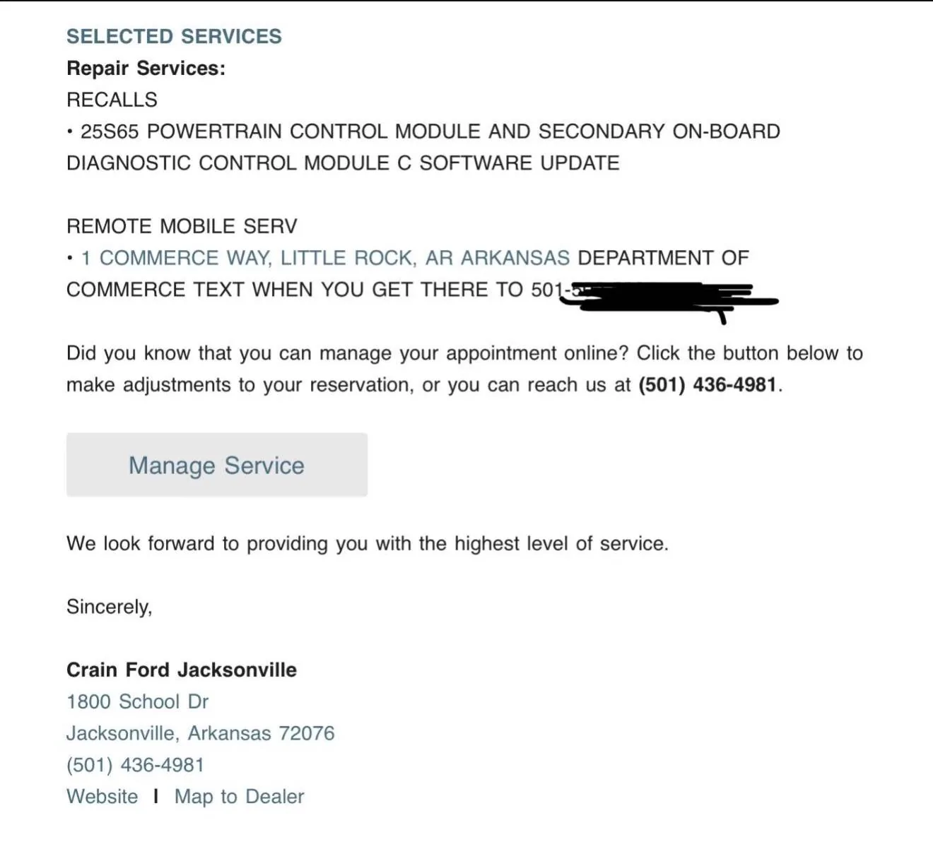 Ford Mustang Mach-E Recall #25S65 - 12V battery discharge may cause door lock-out (Vehicle Entrapment Allegations). Stop Sales issued by Ford IMG_1271