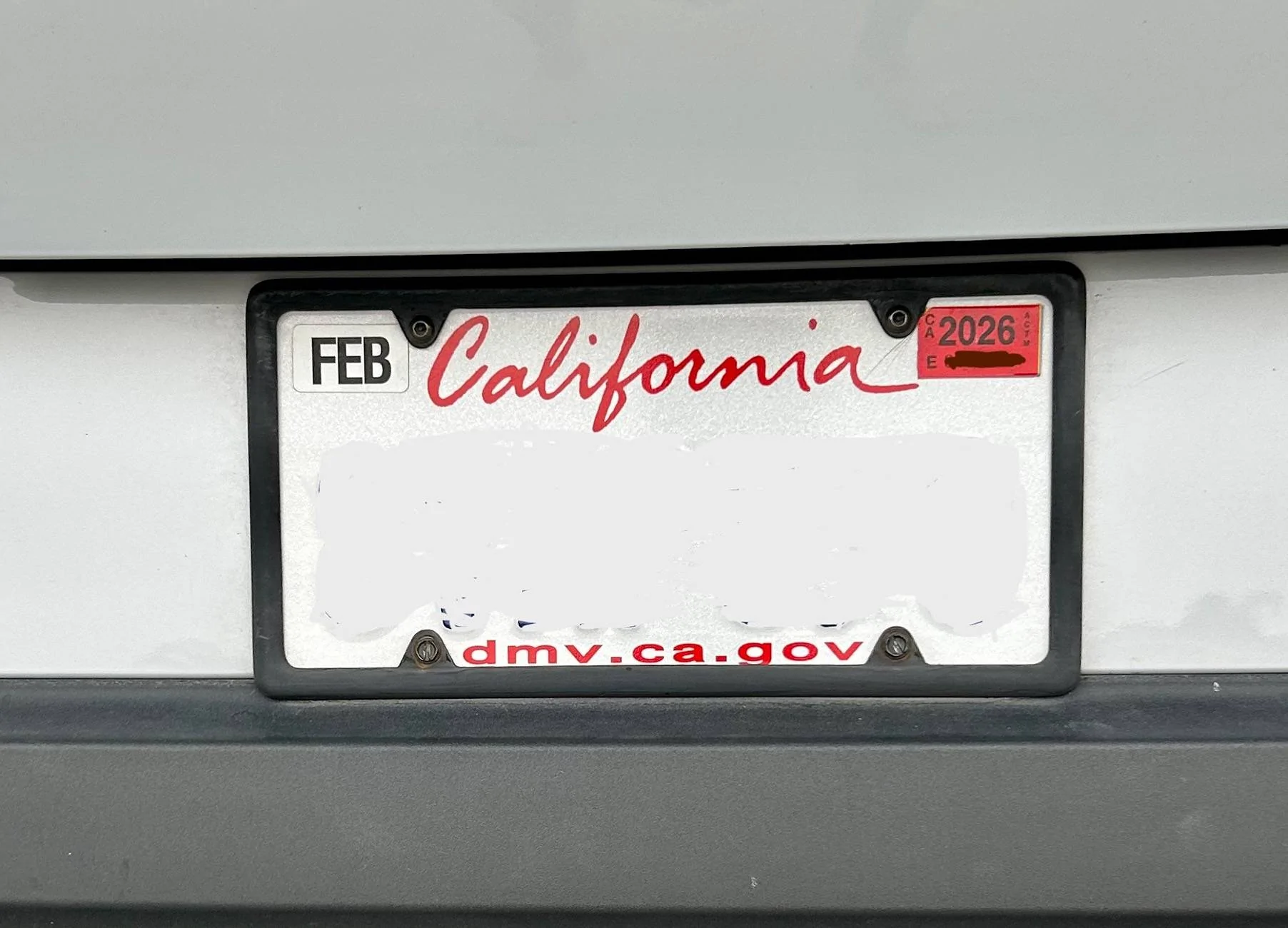 Ford Mustang Mach-E Rear license plate bracket? IMG_5430