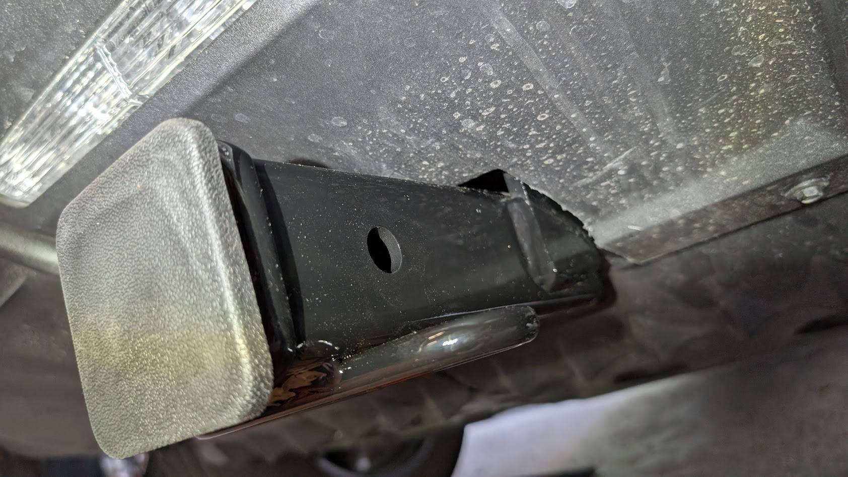 Ford Mustang Mach-E Lost Hitch Bolt/Washer Inside Frame CurtCut2