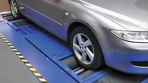 Ford Mustang Mach-E Brake test. Transmission mode. Imagen1