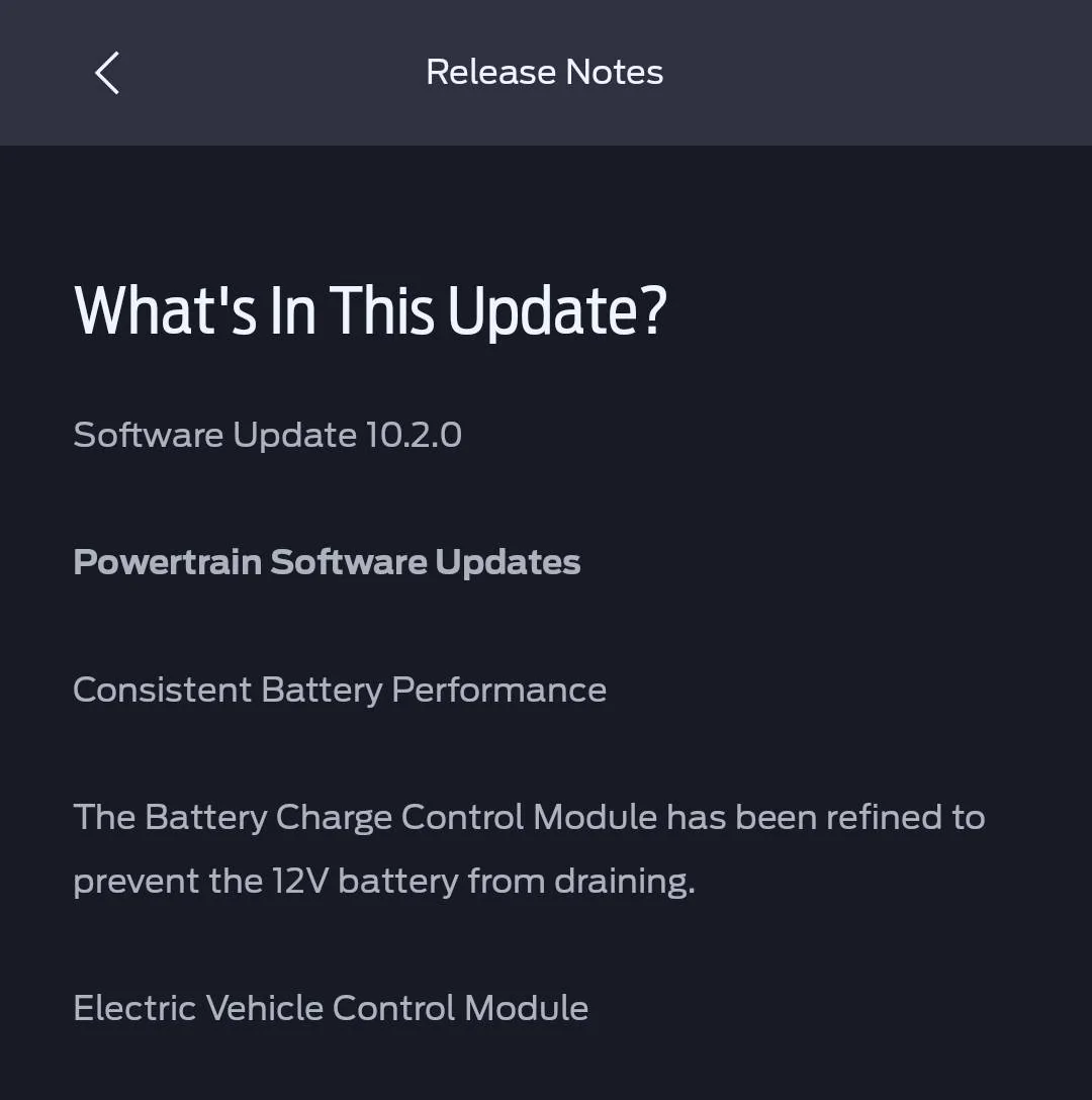 Ford Mustang Mach-E Mustang Mach-E 12V Software Recall FAQ 1000013736