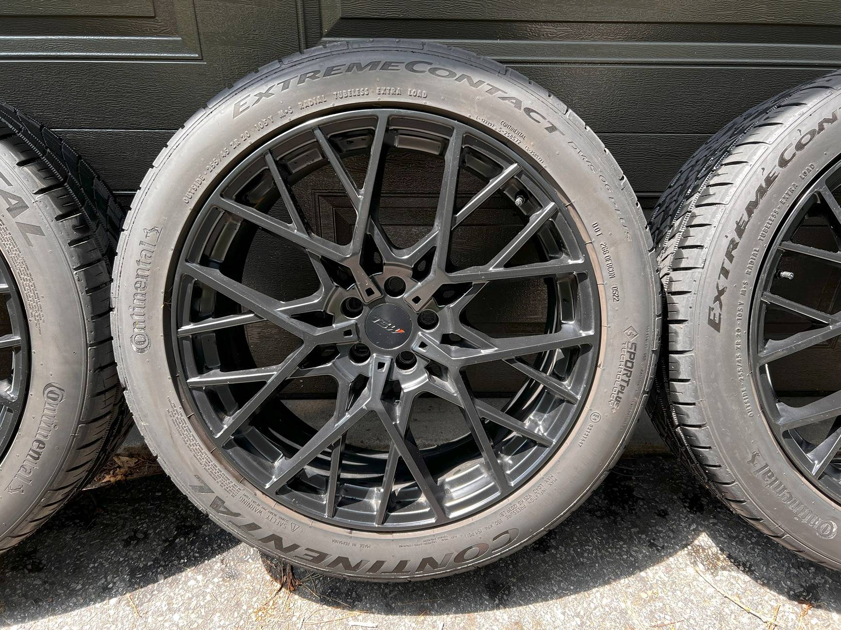 Ford Mustang Mach-E $500 - Four TSW 20" Rims with Continental DWS06+ 255/45R20 Tires with TPMS, clears GTPE Calipers IMG_1262