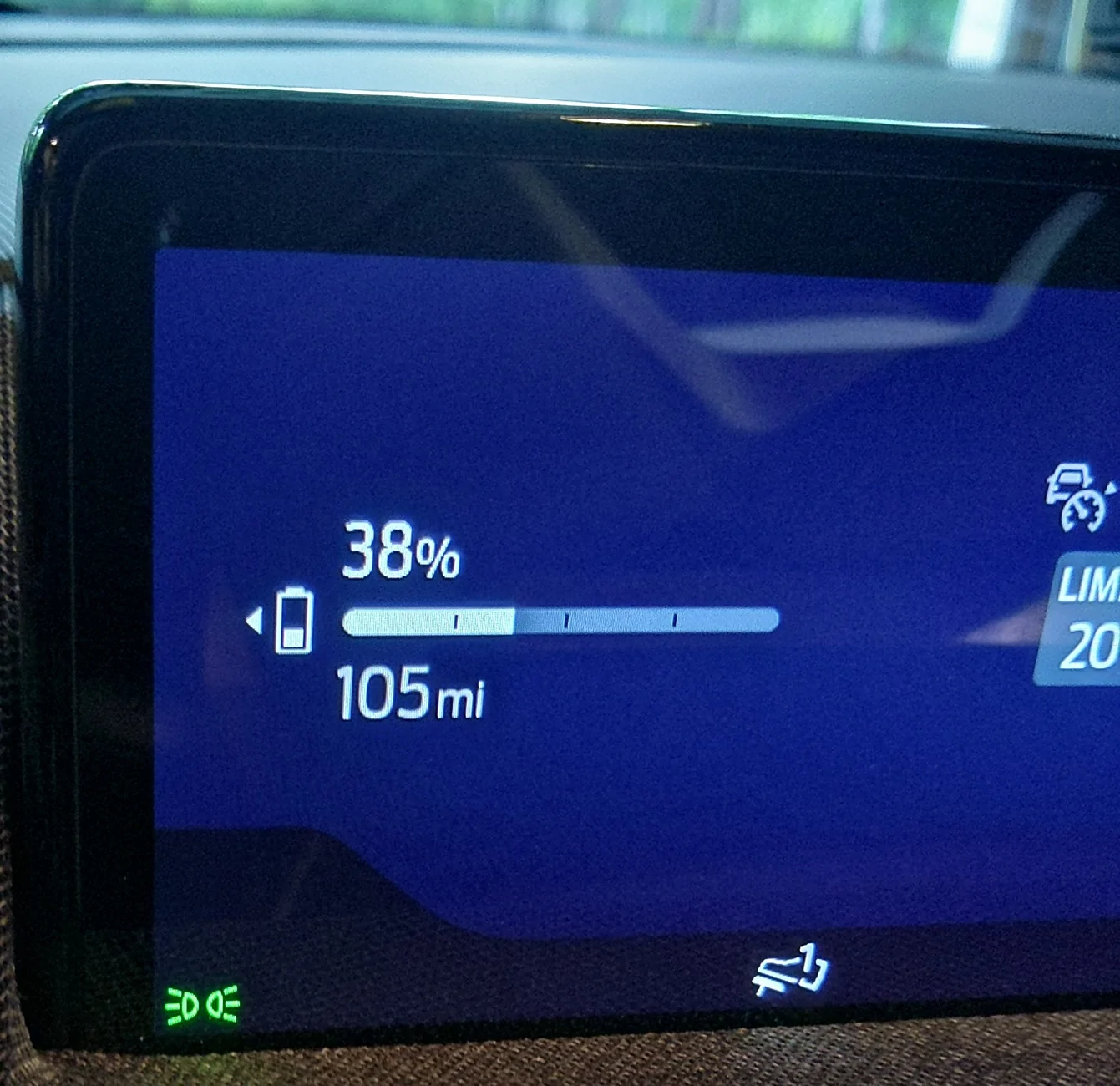 Ford Mustang Mach-E Longest distance on a single charge? LeftAfter183MileTri