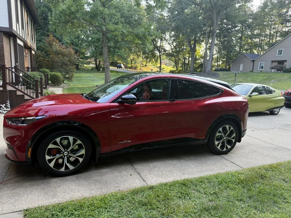 Ford Mustang Mach-E Changing brakes and rotors on my 2023 Premium AWD with PowerStop K8805 brake kit from RockAuto 2023 Mach E front brakes 8-10-2025bs