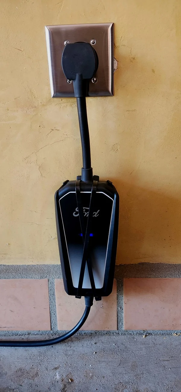 Ford Mustang Mach-E Ford portable charger securing hack 1000007974