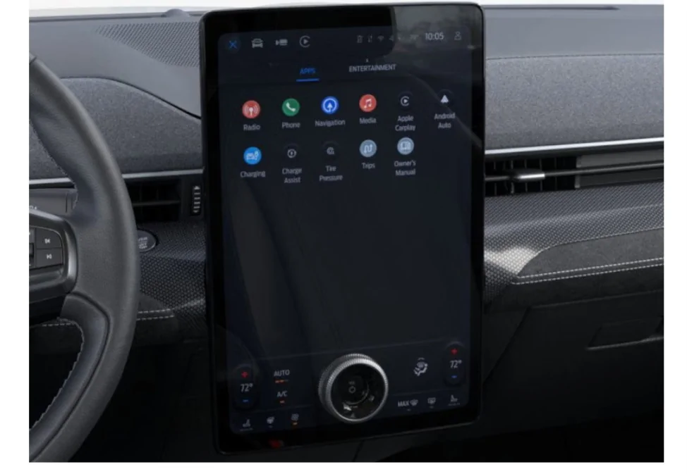 Ford Mustang Mach-E Black or white dash screens 1000007977