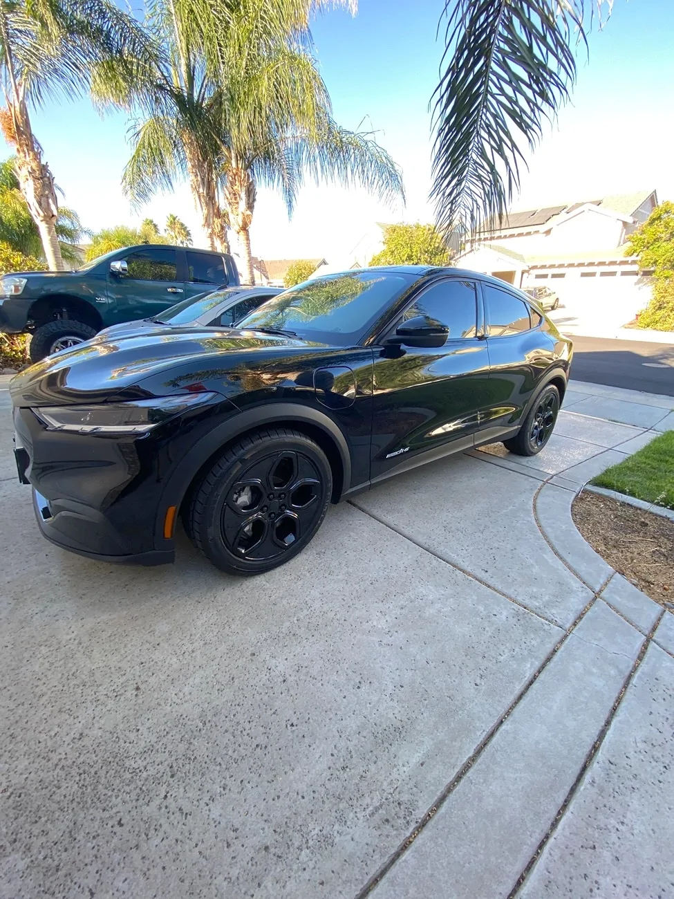 Ford Mustang Mach-E Blacked out GT wheels IMG_1549