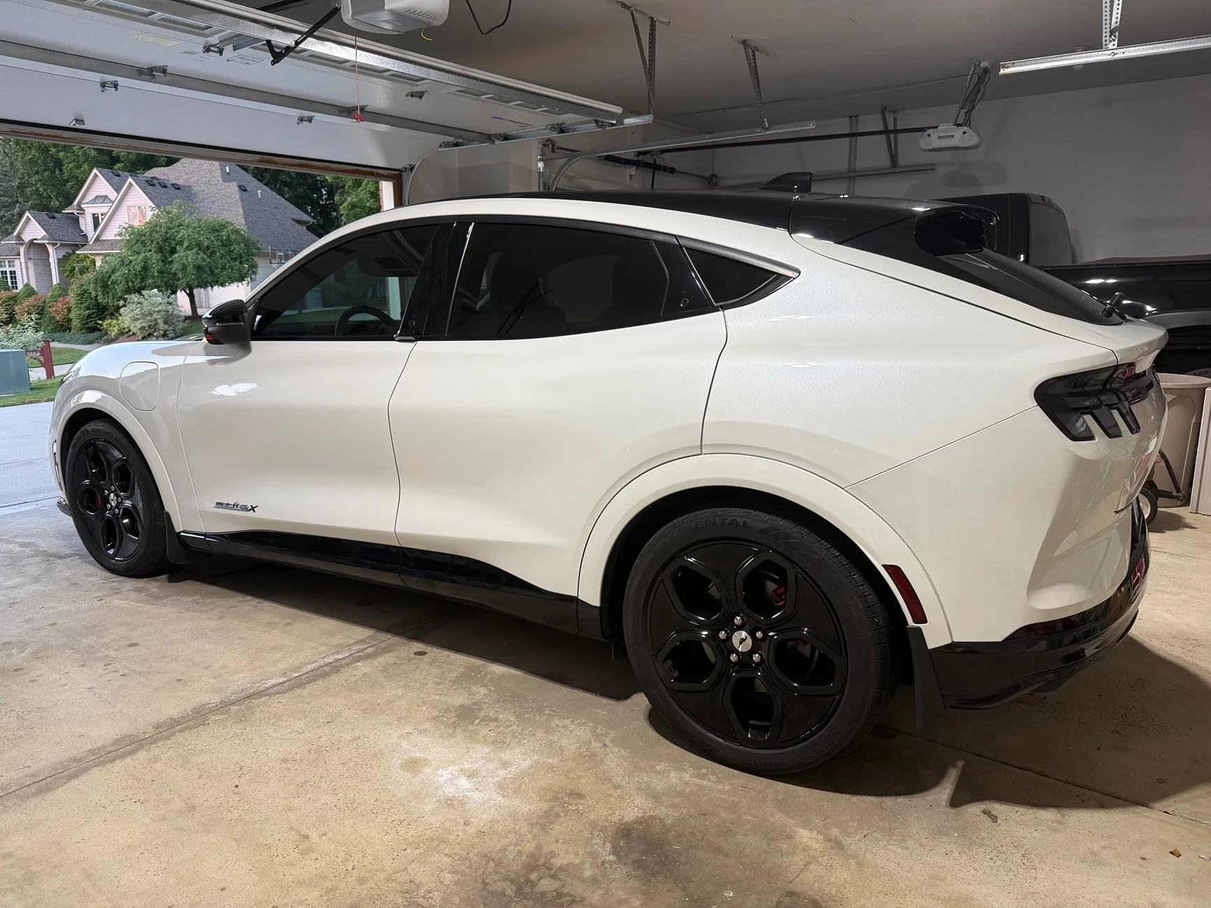 Ford Mustang Mach-E Blacked out GT wheels IMG_2195