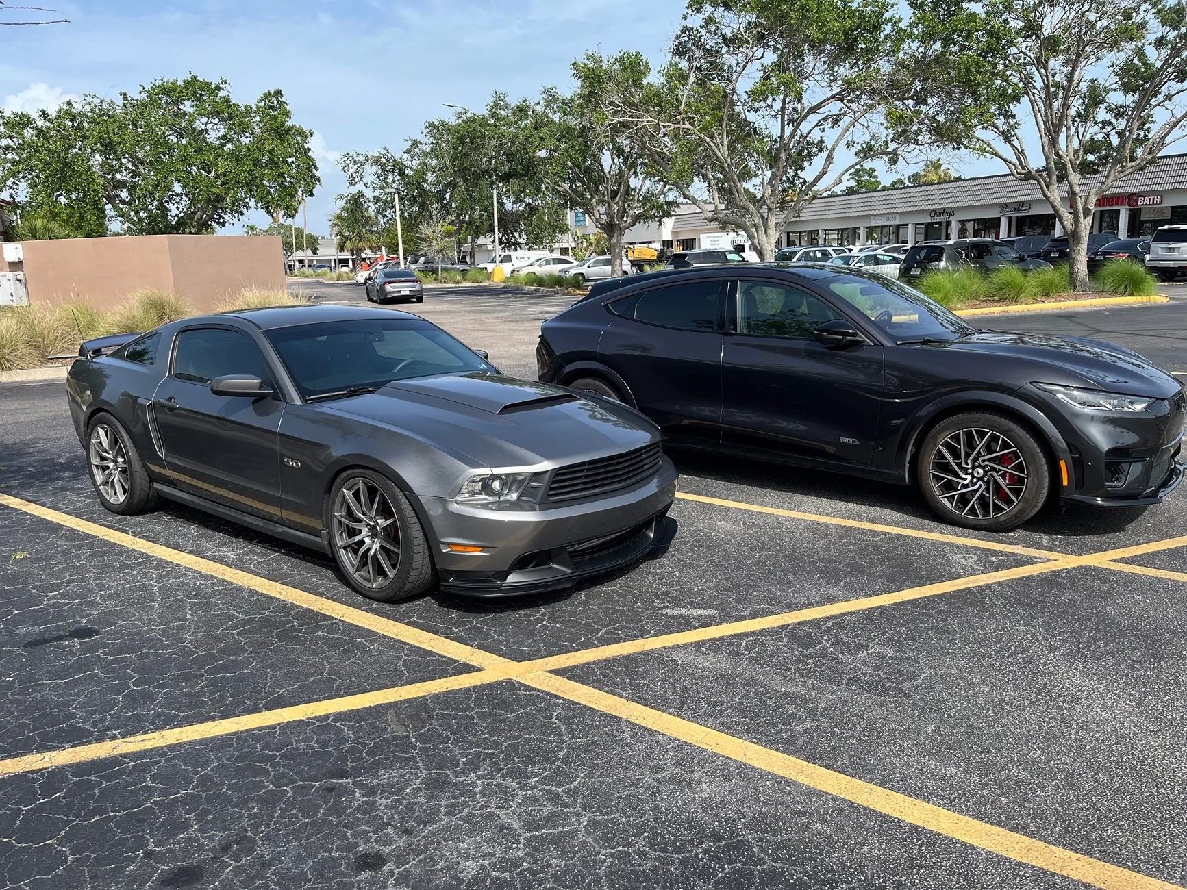 Ford Mustang Mach-E A Tale of Two GTs -- ICE Mustang vs. EV Mach-E IMG_2449