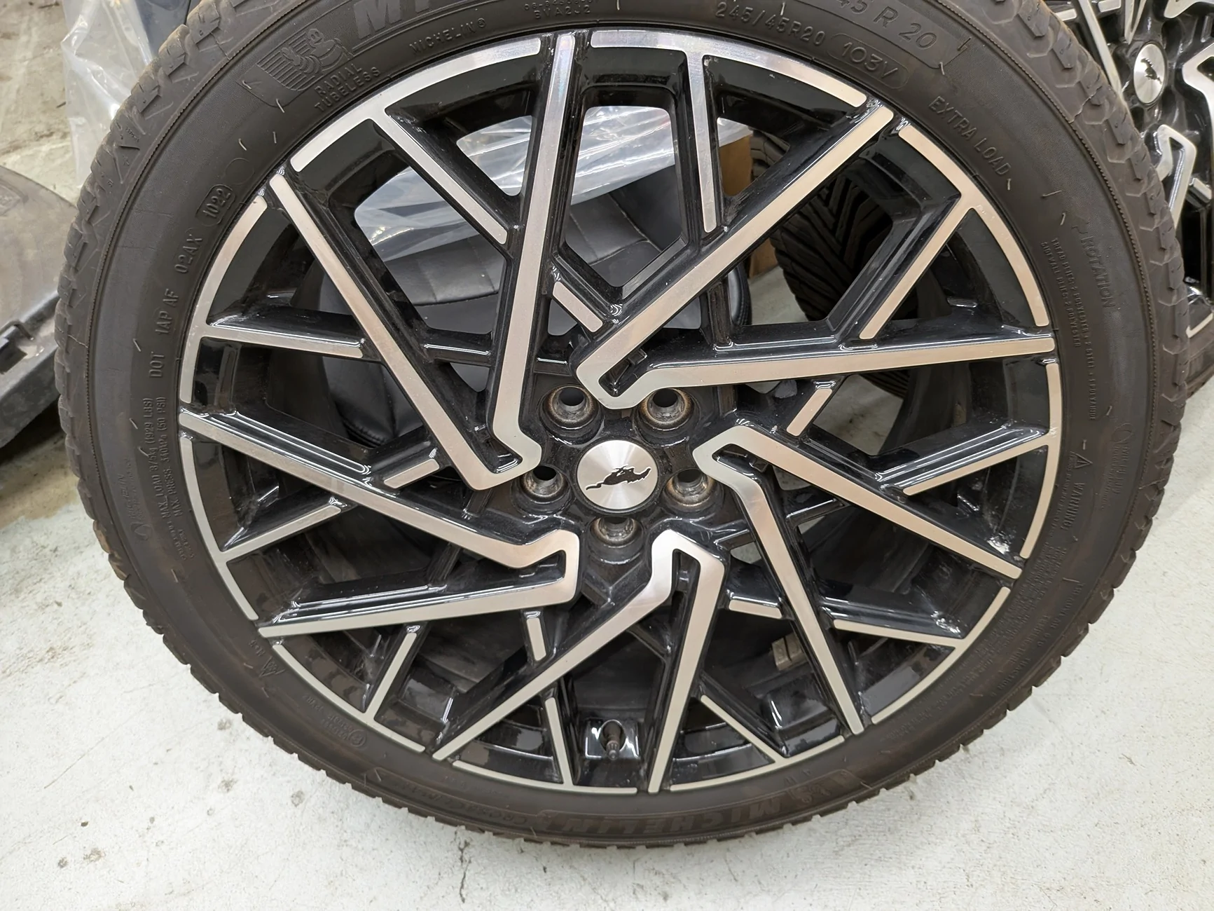 Ford Mustang Mach-E F/S: 22 GTPE WHEELS AND TIRES PXL_20250829_201929713