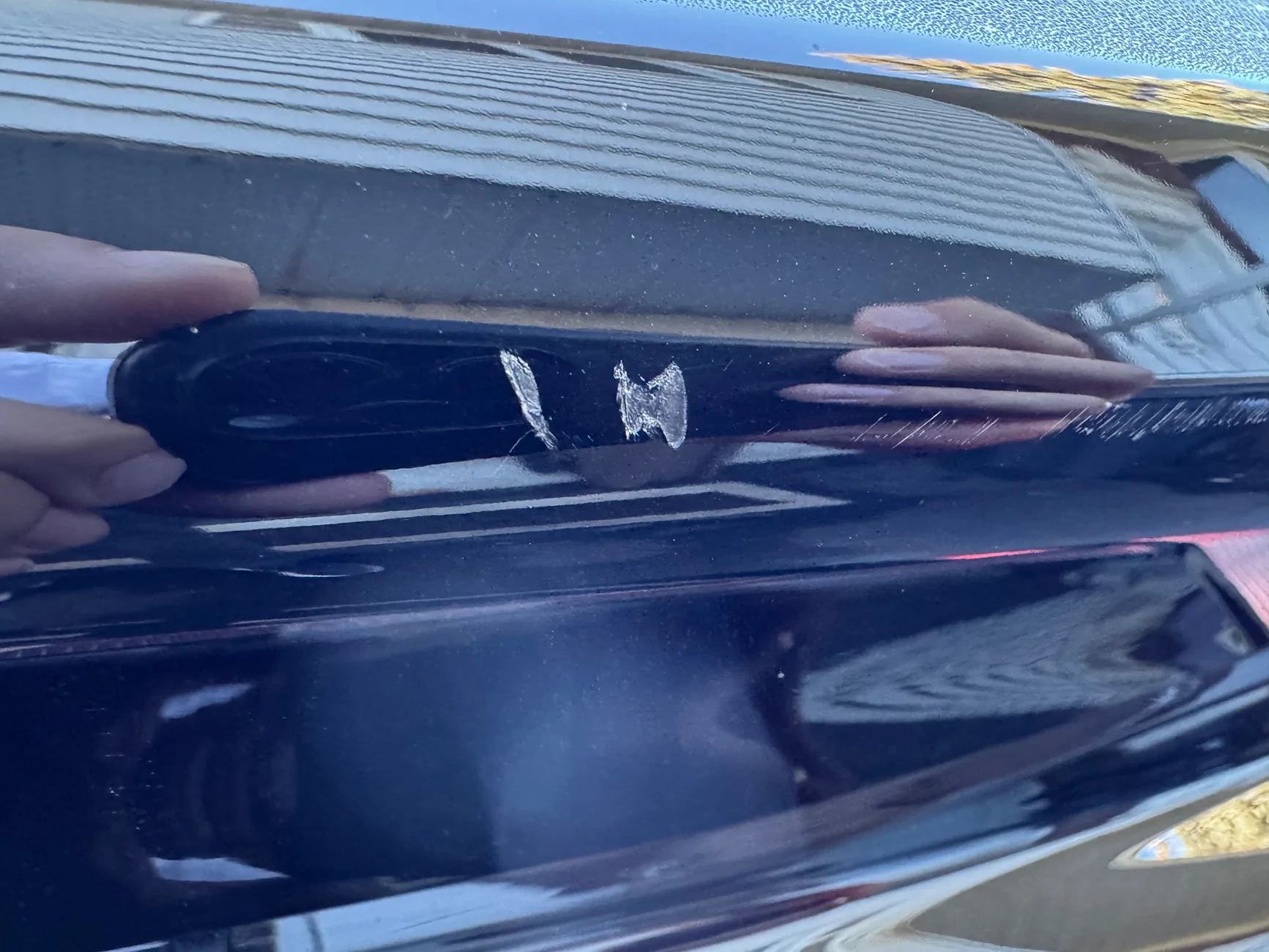 Ford Mustang Mach-E Scratches in rear panels, will it rust? IMG_0919