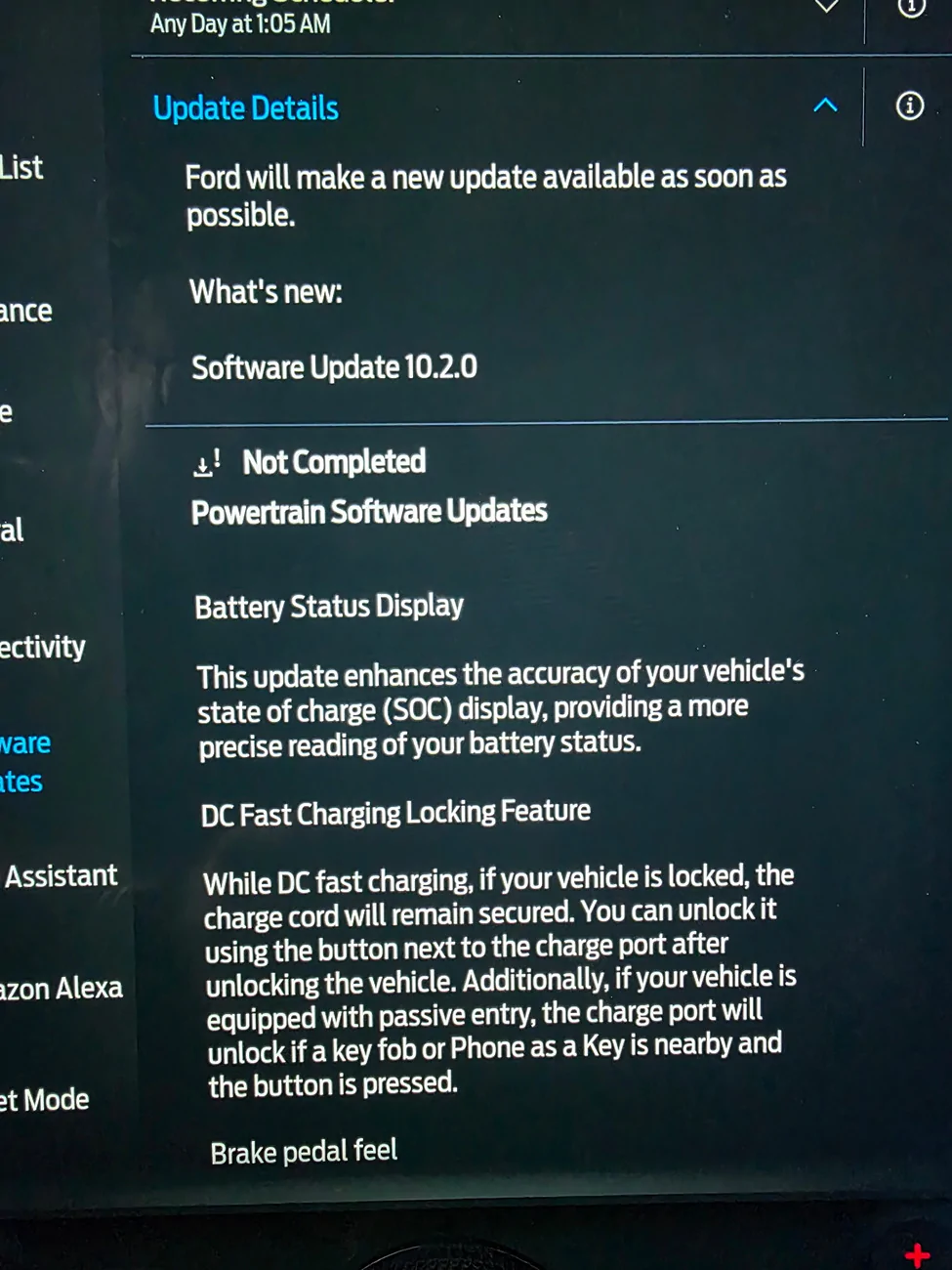 Ford Mustang Mach-E 10.2.0 Update postponed 1000006619