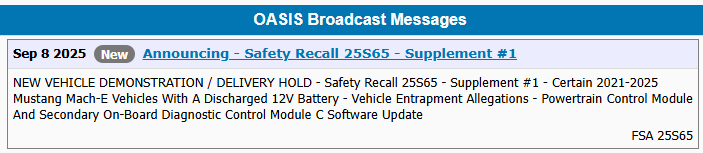 Ford Mustang Mach-E 12V Recall (25S65) Software Released 1757348950984-f8