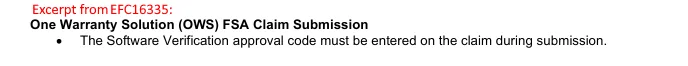 Ford Mustang Mach-E 12V Recall (25S65) Software Released FSA_submission