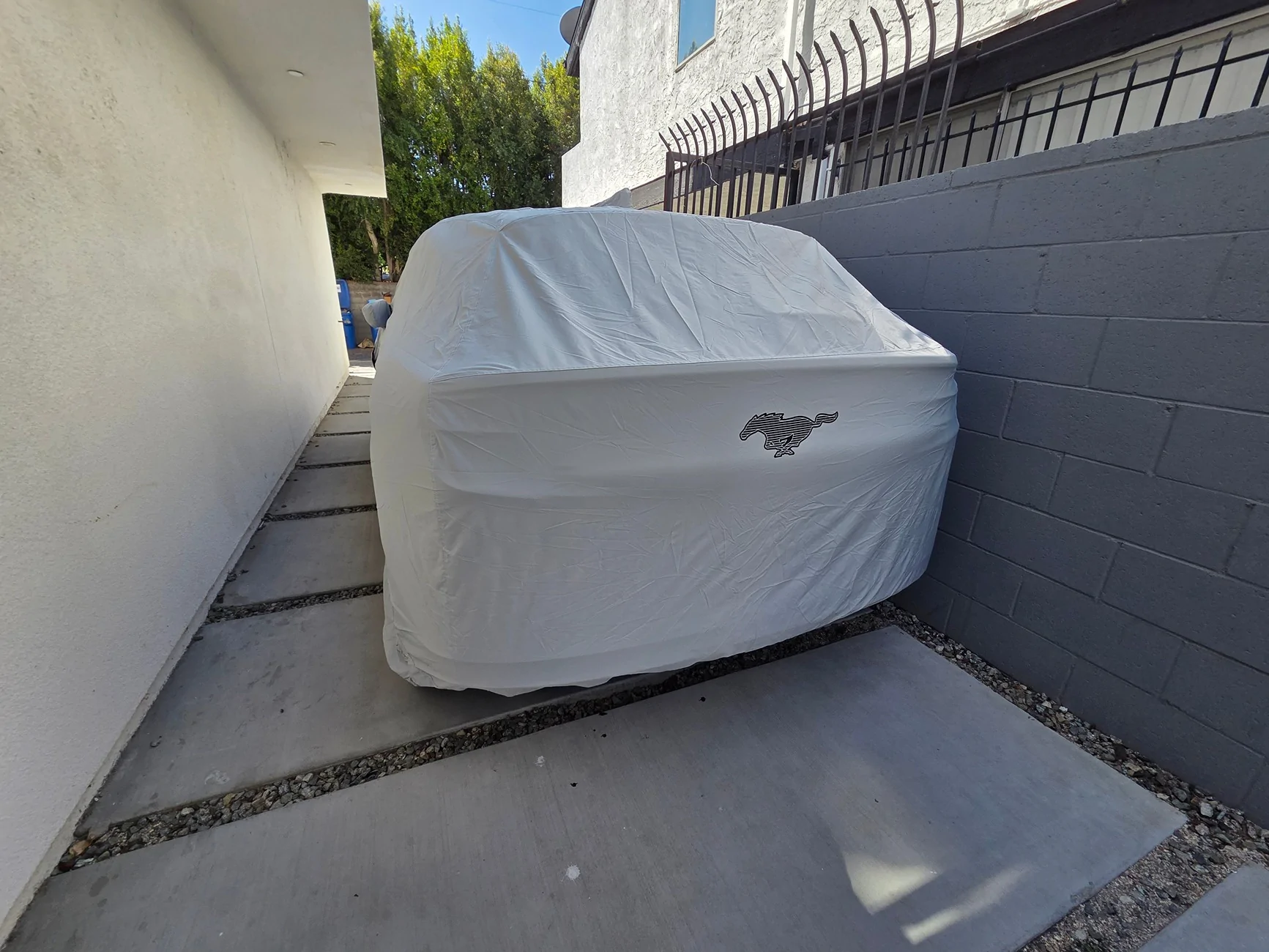 Ford Mustang Mach-E Ford Car Cover for Mach-E installed 20250916_111033