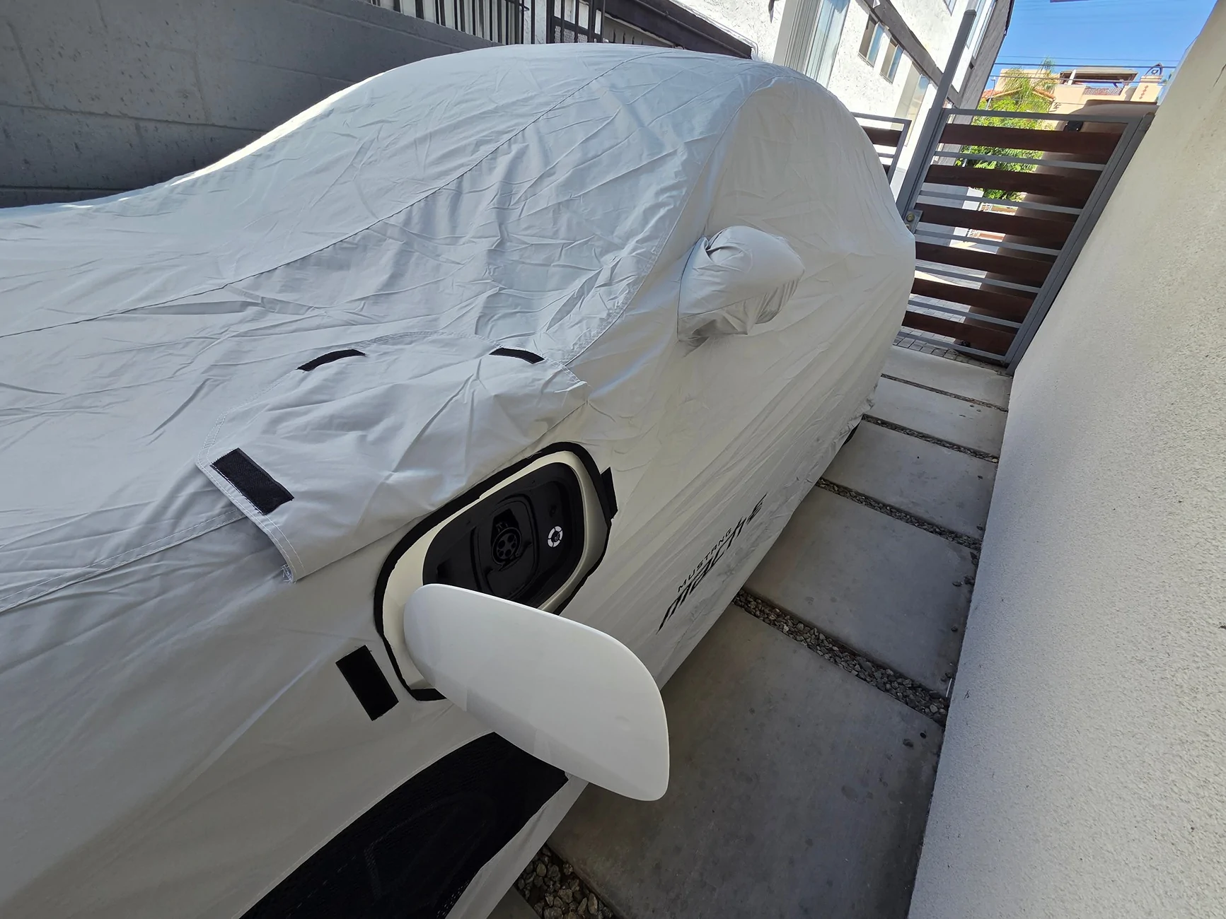 Ford Mustang Mach-E Ford Car Cover for Mach-E installed 20250916_111014