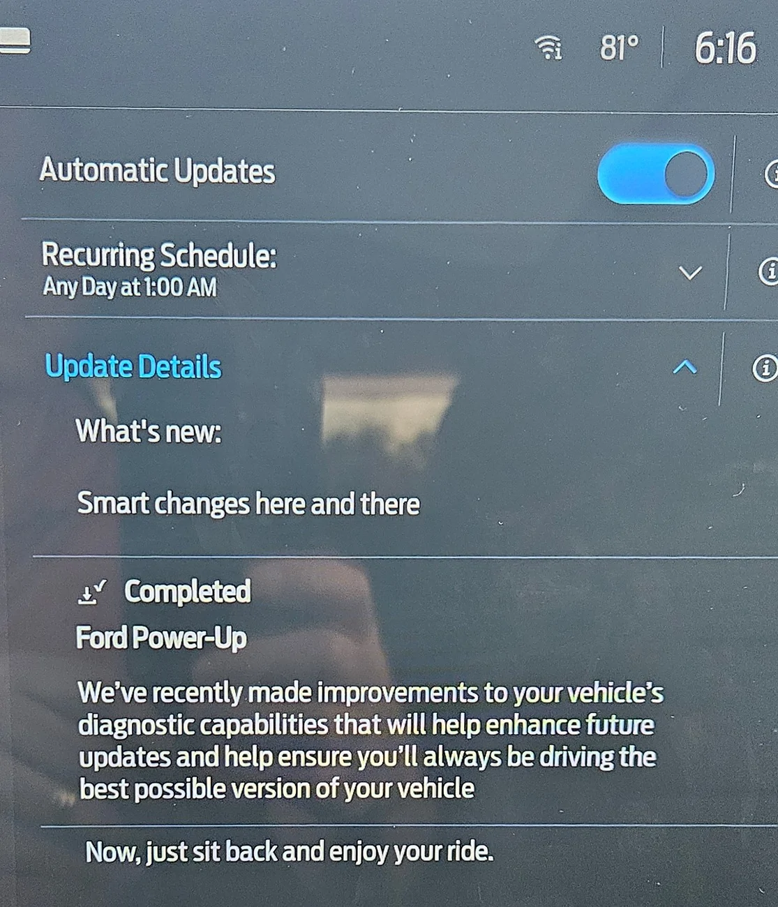 Ford Mustang Mach-E New OTA update for 2025s 20250926_181731