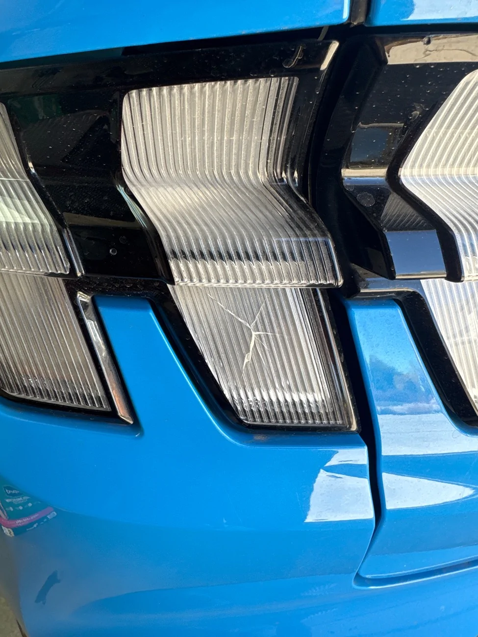 Ford Mustang Mach-E Cracked Rear Left Tail Light imag