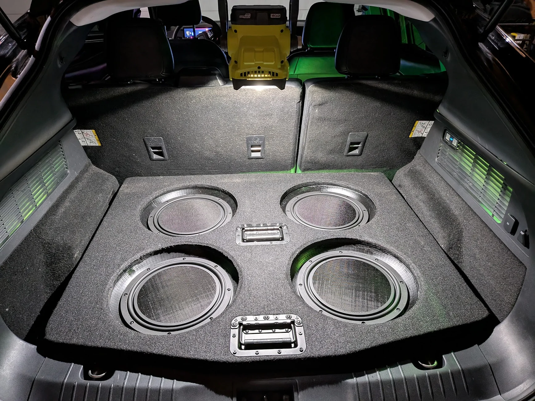 Ford Mustang Mach-E Come see how good your Mach-e could sound at car audio world finals 2025! new sub 3