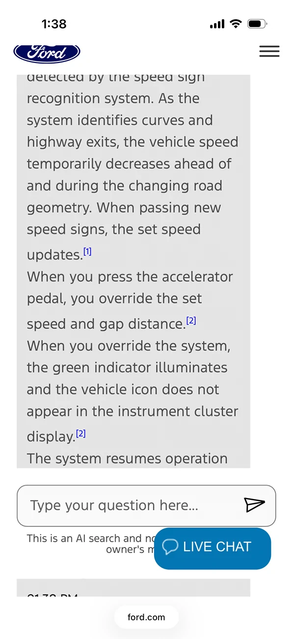 Ford Mustang Mach-E Cruise Control Speed Jumping IMG_0040