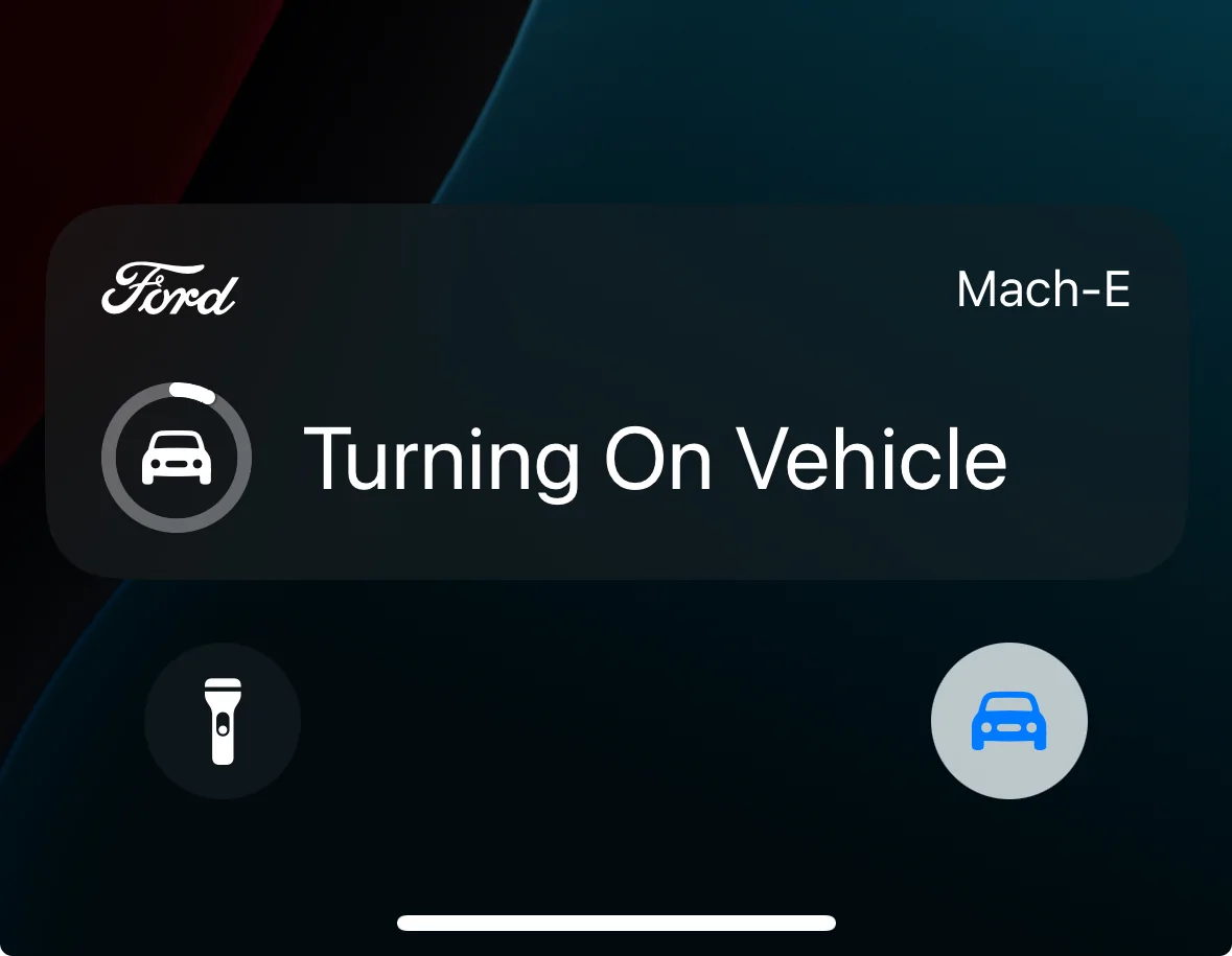 Ford Mustang Mach-E You can *finally* start the car / climate with Siri! IMG_1478