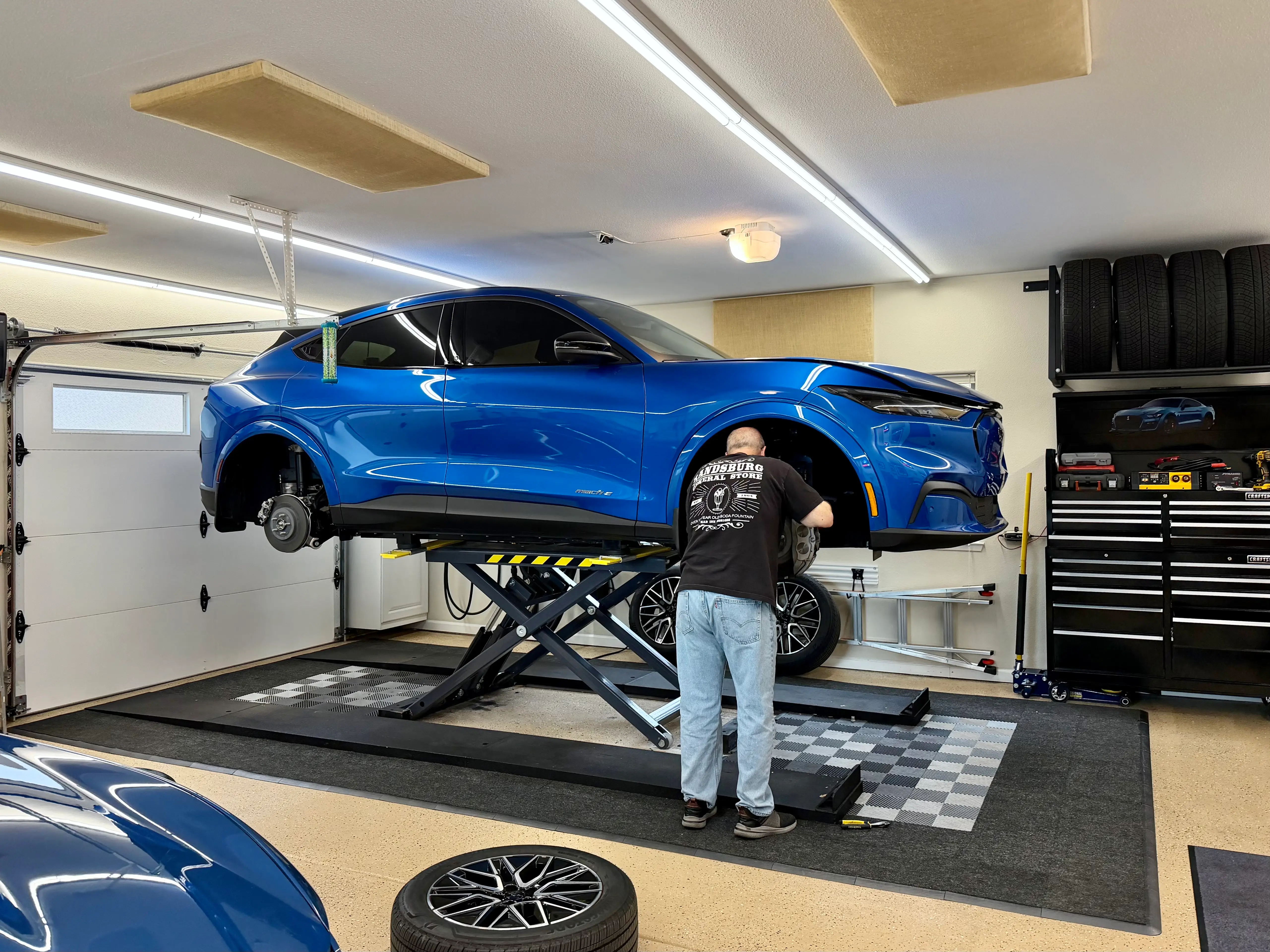 Ford Mustang Mach-E My Rally Springs and Eibach Sway Bar Install Slave Driver