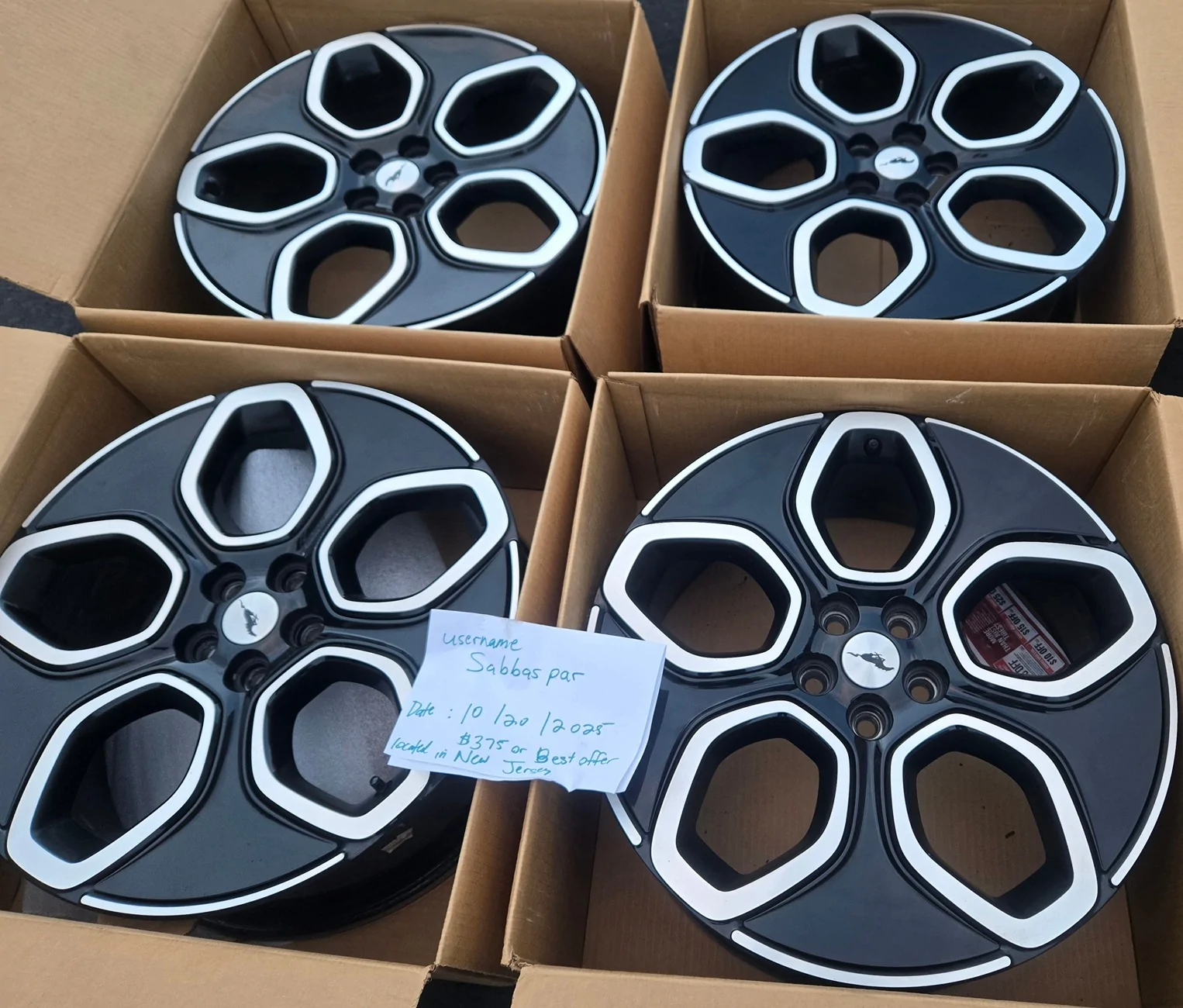 Ford Mustang Mach-E GT 20 inch wheels excellent condition 20251020_175941