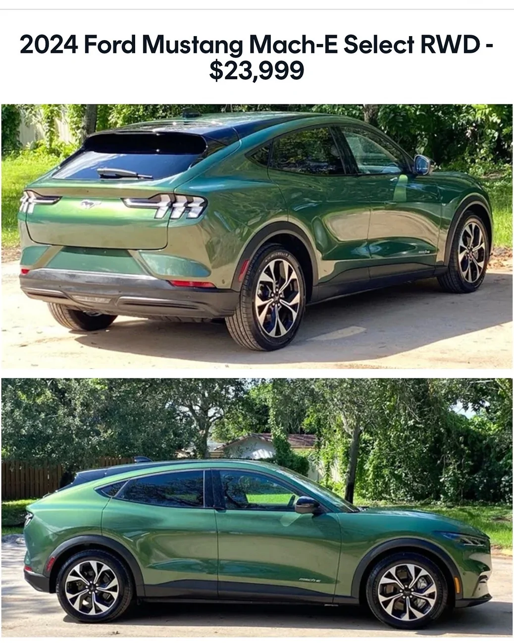 Ford Mustang Mach-E New 2025 Select - Comparison with Previous 2021 IMG_2452